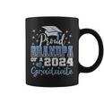 Super Proud Grandpa Of 2024 Graduate Awesome Family College Coffee Mug