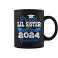 Super Proud Little Sister Of 2024 Graduate Awesome Family Coffee Mug