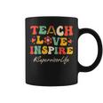 Supervisor Teach Love Inspire Groovy Bach To School Coffee Mug