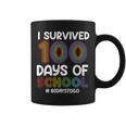 I Survived 100 Days Of School 80 Days To Go Teacher Adult Coffee Mug