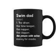 Swim Dad Definition Swimming Father Of A Swimmer Dad Coffee Mug