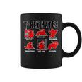 T-Rex Hates Boxing Push Ups Pull Ups Back Stroke Weights Coffee Mug