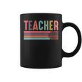 Teacher Believer Educator Students Retro Teacher Life Coffee Mug