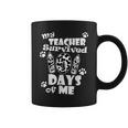 My Teacher Survived 101 Days Of Me School Dalmatian Dog Coffee Mug