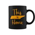 Tennessee State Graphic Orange Tennessee This Is Home Coffee Mug