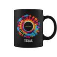 Texas Total Solar Eclipse 2024 Party Totality Tie Dye Coffee Mug
