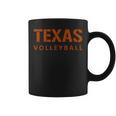 Texas Volleyball Block Style Coffee Mug