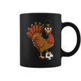 Thanksgiving Football Soccer Mom Dad Graphic Coffee Mug