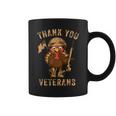 Thanksgiving Veteran Turkey Us Flag Thank You Veterans Coffee Mug