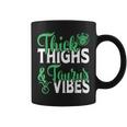 Thick Thighs Taurus Vibes April May Zodiac Horoscope Coffee Mug