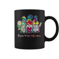 Three Hippie Gnomes Tie Dye Retro Vintage Peace Love Gnome Coffee Mug