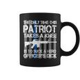The Only Time This Patriot Takes A Knee Coffee Mug