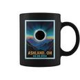 Total Solar Eclipse 2024 Ashland Ohio Vintage Coffee Mug
