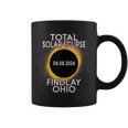Total Solar Eclipse 2024 Findlay Ohio Sun Moon Totality Coffee Mug