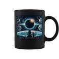 Total Solar Eclipse 2024 Girl Cat Eclipse Coffee Mug