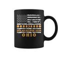 Total Solar Eclipse 2024 Ohio America Usa Flag Totality Coffee Mug
