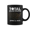 Total Solar Eclipse 2024 Party America Totality Usa Map Coffee Mug