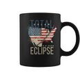 Total Solar Eclipse 2024 Path Of Totality Usa Map Event Coffee Mug
