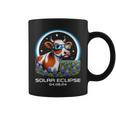 Total Solar Eclipse 2024 Texas Bluebonnet Cow Totality Cute Coffee Mug