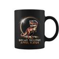 Total Solar Eclipse 40824 Dinosaur Solar Eclipse 2024 Coffee Mug