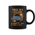 Total Solar Eclipse Clothing Twice In Lifetime April 8 2024 Coffee Mug