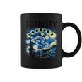 Totality Solar Eclipse Starry 2024 Night Van April 8 Gogh Coffee Mug