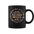 Totally Blessed Often Stressed A Bit Of A Mess Autism Mama Coffee Mug