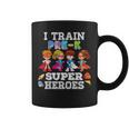 I Train Pre-K Superheroes Back To School Teacher Kid Coffee Mug