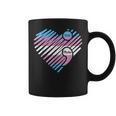 Transgender Heart Pride Flag Lgbtq Inspirational Lgbt Coffee Mug