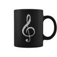 Treble Clef Orchestra Musical Instruments Vintage Music Coffee Mug