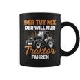 Trecker Der Tut Nix Der Will Nur Traktor Fahren Men's Black Tassen