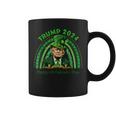 Trump 2024 Happy St Patrick Day Green Rainbow Coffee Mug