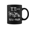 Tt Races Isle Of Man Navy And Black Coffee Mug