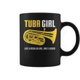 Tuba Girl Cute Marching Band Coffee Mug