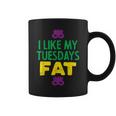 I Like My Tuesdays Fat Jester Mask Mardi Gras Carnival Coffee Mug