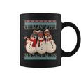 Ugly Christmas Snowman Chillin' With My Snowmies Coffee Mug
