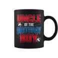 Uncle Of The Birthday Boy Costume Spider Web Birthday Party Coffee Mug