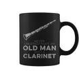 Never Underestimate An Old Man With A Clarinet Humor Coffee Mug