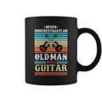 Never Underestimate An Old Man With A Guitar Acoustic Guitar Coffee Mug