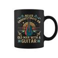 Never Underestimate An Old Man With A Guitar Acoustic Player Coffee Mug