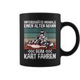 Underschatz Nie Eine Alten Mann Beim Kart Fahren Gokart Tassen