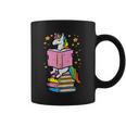 Unicorn Read Reading Book Librarian America Girls Women Coffee Mug