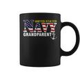 United States Flag American Navy Grandparent Veteran Coffee Mug