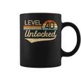 Unlocked Level 40 Vintage 40Th Birthday Coffee Mug