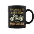 Unterschätze Niemals Alten Mann Motorrad Opa Papa Geschenk Tassen