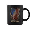 US Veteran Memorial Day American Flag Vintage Coffee Mug