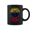 Venezuela Flag Sugar Skull Venezuelan Vintage Coffee Mug