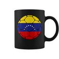 Venezuela Soccer Ball Flag Jersey Futbol Venezuela Football Coffee Mug