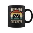 Video Gamer Student 100Th Day Teacher 100 Days Of School Coffee Mug