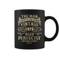 Vintage 1979 Legendary Man Birthday 45 Years Old Coffee Mug